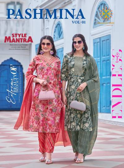 PASHMINA VOL 1 BY PASSION TREE DESIGNER SALWAR SUIT WHOLESALER IN SURAT